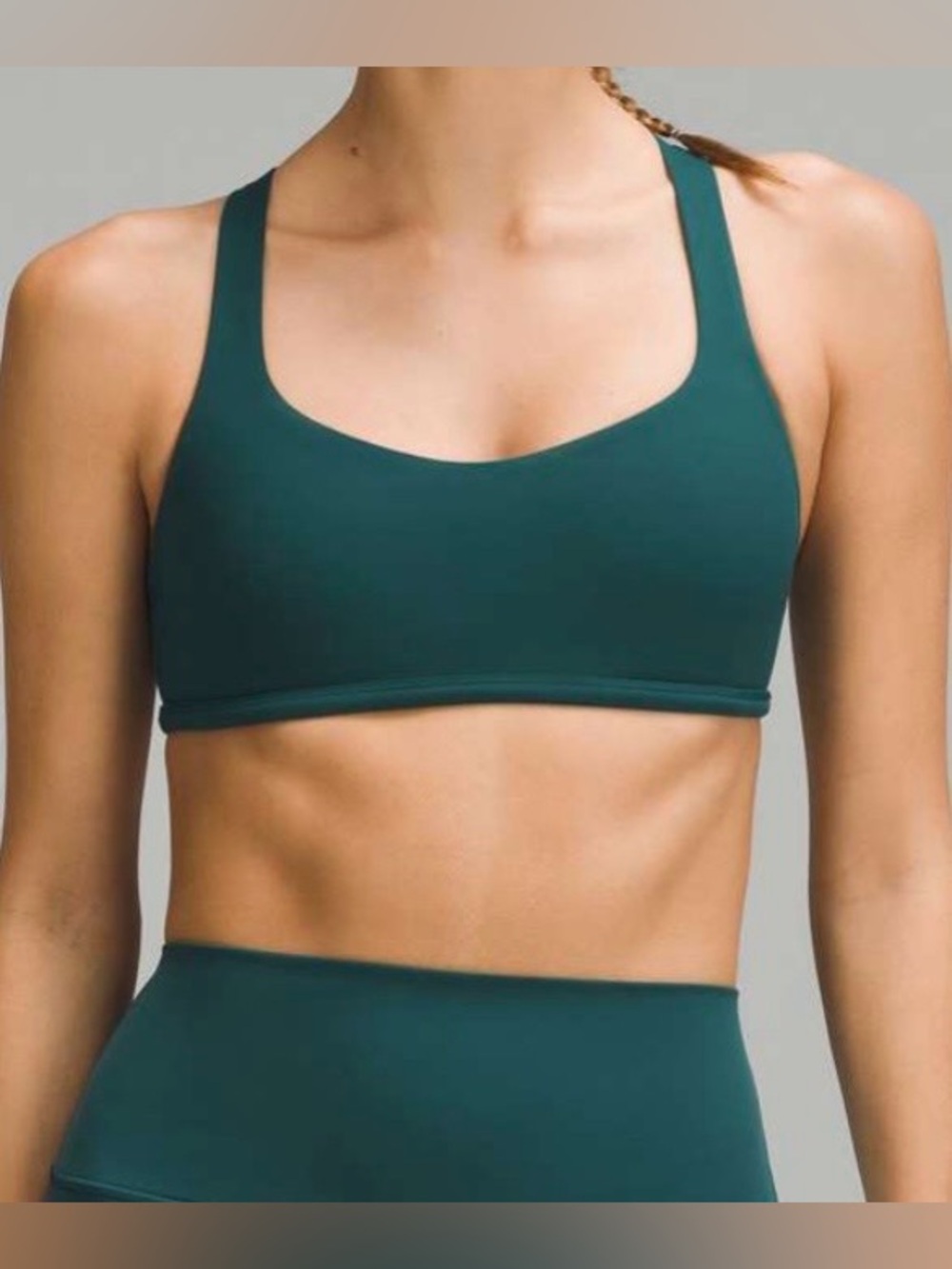 Lululemon Women’s Free to Be Bra Wild Light Support A/B Cup Storm Teal Size 8